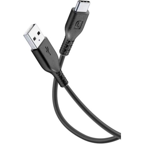 Καλώδιο Cellular Line USB σε USB-C 1.2m - Μαύρο