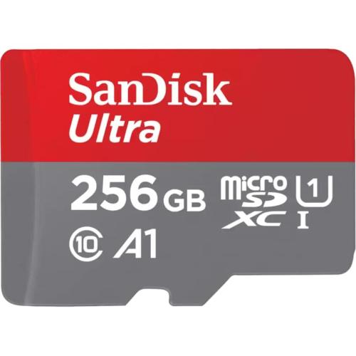 Κάρτα Μνήμης MicroSDXC Sandisk Ultra A1 256GB + SD Adapter 140MB/s SDSQUAB-256G-GN6MA