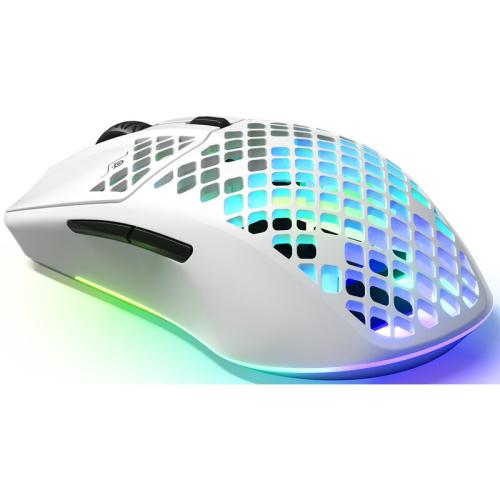 SteelSeries Aerox 3 Wireless 2022 Edition - Gaming Mouse Snow