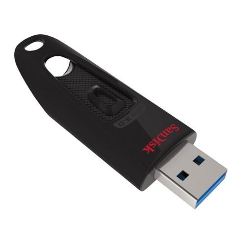 USB Stick SanDisk Cruzer Ultra 128GB 3.0 SDCZ48-128G-U46 Μαύρο