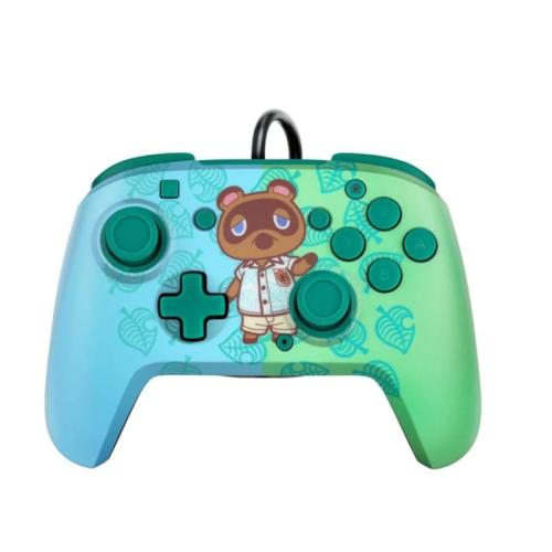 Audio Wired Controller PDP Nintendo Switch Faceoff Deluxe+ - Animal Crossing