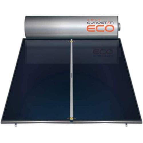 Ηλιακός Θερμοσίφωνας SOLE EUROSTAR-ECO 200L/3τμ Διπλής Ενέργειας Κεραμοσκεπής