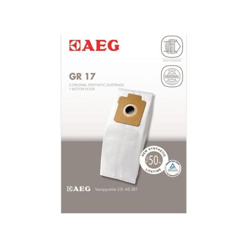 Σακούλες Ηλεκτρικής Σκούπας AEG GR17 Λευκό