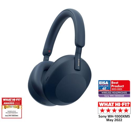 Sony WH-1000XM5L Noise Cancelling Wireless Bluetooth Headphones - Μπλε