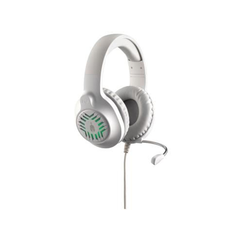 Spartan Gear Medusa Ενσύρματα Ακουστικά Κεφαλής - Λευκό/Πράσινο