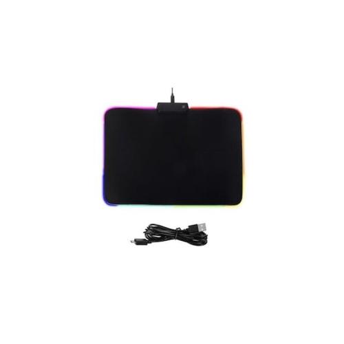 Αντιολισθητικό Μαξιλαράκι Για Το Ποντίκι Gaming Mousepad Με Περιμετρικό Led Φωτισμό, 35x25.5cm