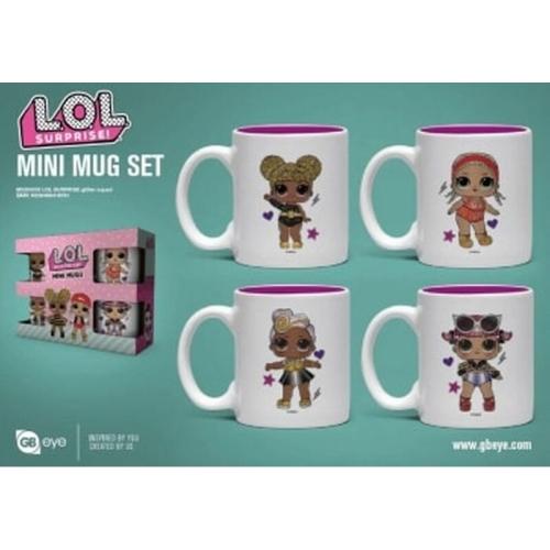 Σετ Κούπες L.o.l. Surprise! - Glitter Squad 4-pack Espresso Mugs