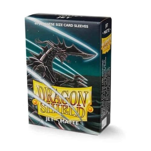 Ygo Dragon Shield Sleeves Japanese Small Size - Matte Jet (box Of 60)