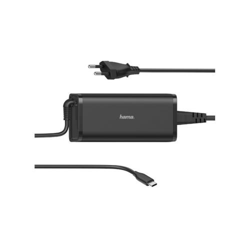 Φορτιστής Πρίζας Hama USB Type-C 5-20V/92W - Μαύρο