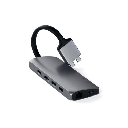 Satechi Type-C Dual Multimedia Adapter Space Gray (ST-TCDMMAM)