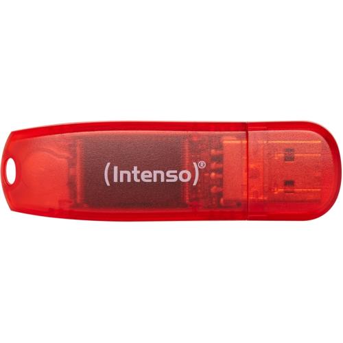 USB stick Intenso Rainbow Line 128GB USB 2.0 Stick- Κόκκινο