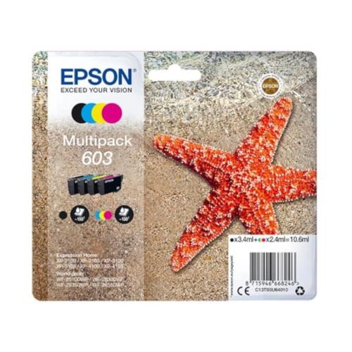 Μελάνι Epson 603 Πακέτο 4 Μελανιών - C13T03U64010