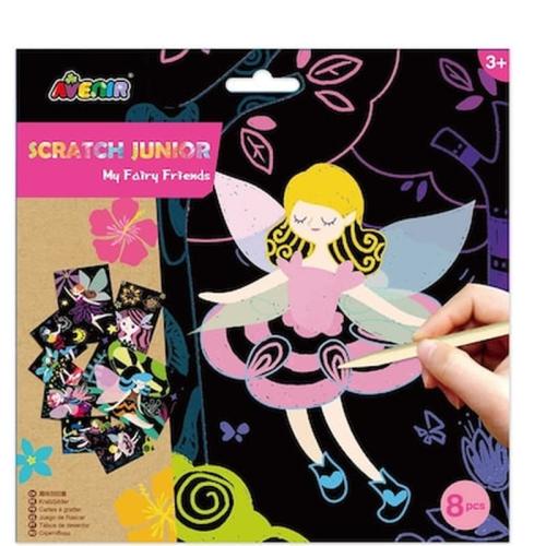 Arts And Crafts Χειροτεχνίες Avenir - Σκράτς Scratch Junior - Fairy 60109