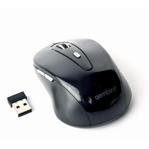 Gembird Wireless Optical Mouse 6 Buttons Black