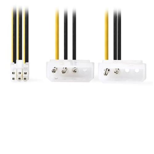 Καλώδιο-splitter Τροφοδοσίας Pci Express 6-pin Σε 2x Molex 4-pin, 0.15m Nedis Ccgp74210va015