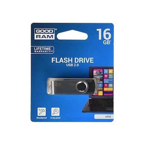 Usb Flash Drive 16 GB Goodram Twister (16 GB | Usb 2.0) | Black