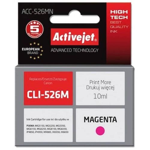 Active Jet Ink Συμβατό Με Canon Acc-526mn Cli-526 Magenta 10ml