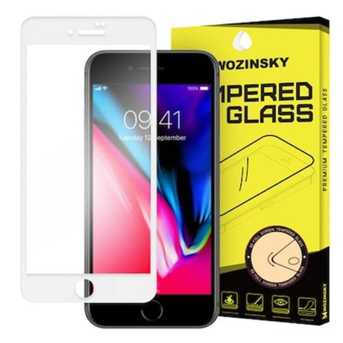 Full Glue 9h Tempered Glass Case Friendly Apple - Wozinsky - Λευκό - Iphone 7/8/se 2020