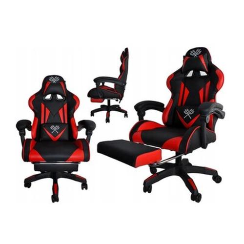 Καρέκλα Gaming Με Υποπόδιο Χρώματος Κόκκινο Malatec 8979