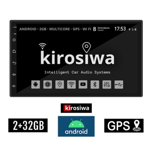 Kirosiwa Ηχοσύστημα με Οθόνη Αφής 7 Android GPS Wi-Fi Bluetooth (2GB+32GB) AC-4636 για VOLKSWAGEN Polo