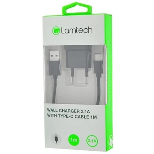 Lamtech Wall Charger 2.1a With Type-c 1m Lam020168