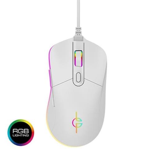 Lgp Rgb Gaming Mouse 6400dpi White white Moon