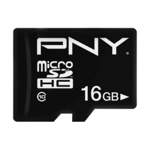 Pny P-sdu16g10ppl-ge 16gb Micro-sd Hc Class 10/uhs-i U1+sd Adapter 076-0512