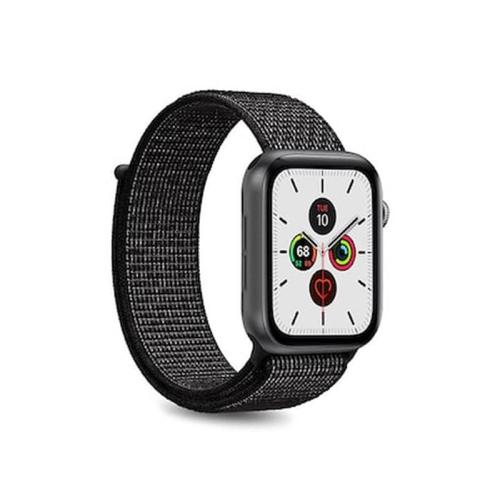 Puro Nylon Wristband For Apple Watch 38-40mm - Black - (aw40sportblk)