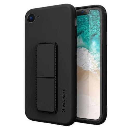Wozinsky Kickstand Flexible Back Cover Case (iphone Se 2 / 8 / 7) Black