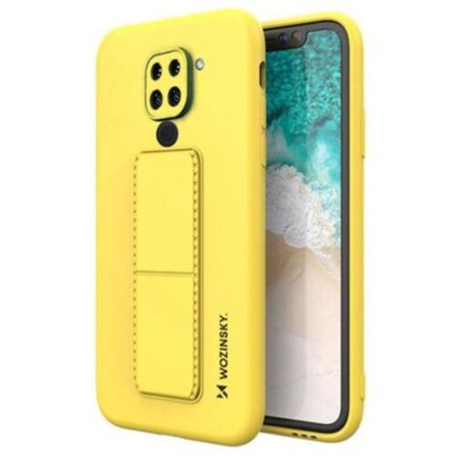 Wozinsky Kickstand Flexible Back Cover Case (xiaomi Redmi Note 9) Yellow