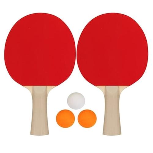 Σετ 2 Ρακέτες Ping Pong + 3 Μπαλάκια Recreational 61uk