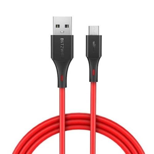 Blitzwolf Bw-mc5 Usb Cable 1.8 M 2.0 Usb A Micro-usb A Red