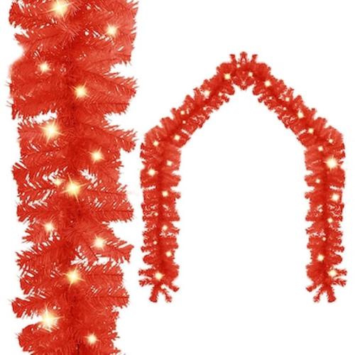 Vidaxl Γιρλάντα Χριστουγεννιάτικη Κόκκινη 10 Μ. Με Λαμπάκια Led