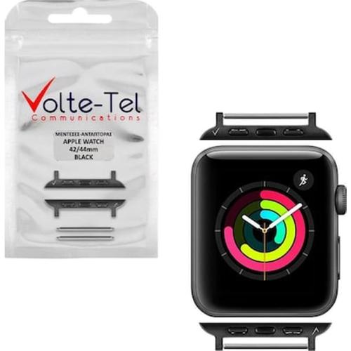 Volte-tel Μεντεσές-αντάπτορας Για Apple Watch 42/44mm /watch 2/watch 3 22mm Black - (5205308296345)