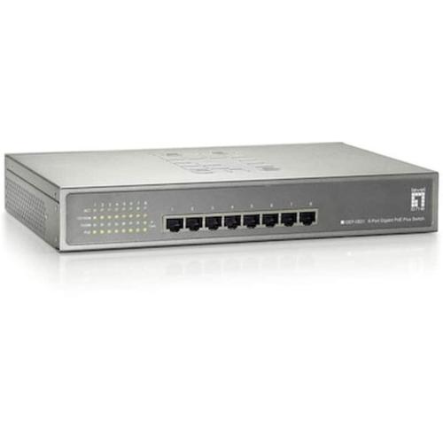 Network Switch Levelone 8x Ge Gep-0821 123.2w 8xpoeand
