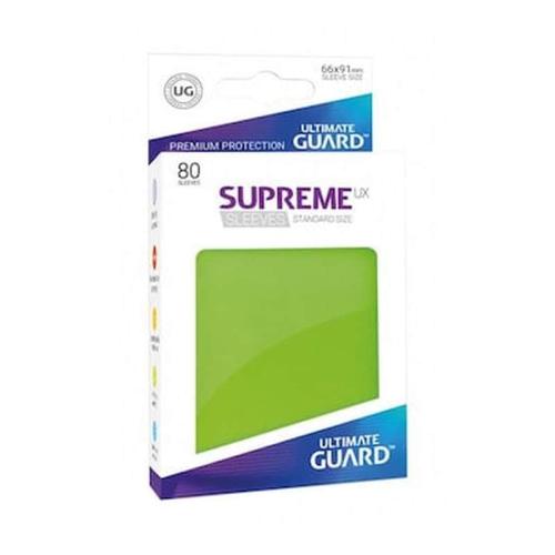 Ultimate Guard Supreme Ux Sleeves Standard Size Light Green (80)