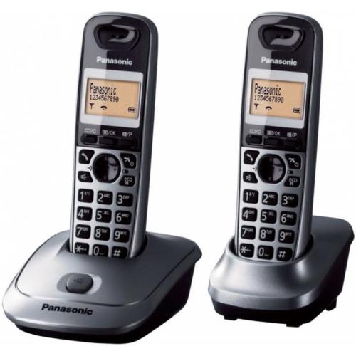 Ασύρματο Τηλέφωνο Panasonic KX-TG2512 Duo - Gray