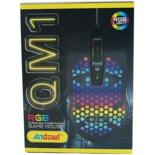 Ενσύρματο Ποντίκι Game Mouse Rgb Qm1 Andowl