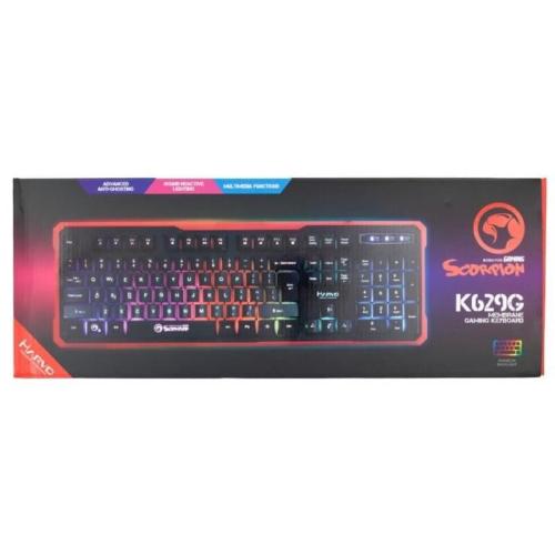 Marvo K629G Gaming Πληκτρολόγιο με RGB φωτισμό (US)