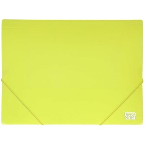 Tiptop Office Φάκελος Κουμπί Με 2-rubber Band Pp A4 Neon Yellow Tto405370