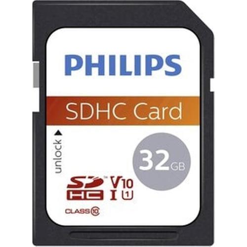 Philips Sdhc Card 32gb Class 10 Uhs-i U1 Fm32sd45b/00