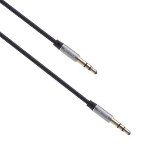 Audio Cable Remax, 3.5mm Jack, M/m, 1.0m, Black – 18268