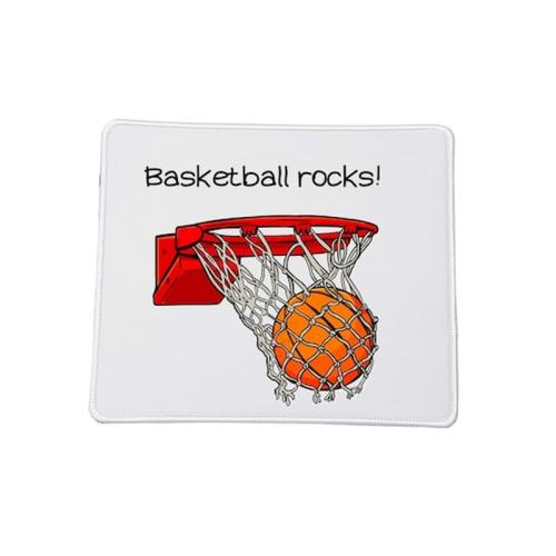 Mousepad Basketball No7 Βάση Για Το Ποντίκι Μπάσκετ Ορθογώνιο 23x20cm Ποιοτικού Υλικού Αντοχής