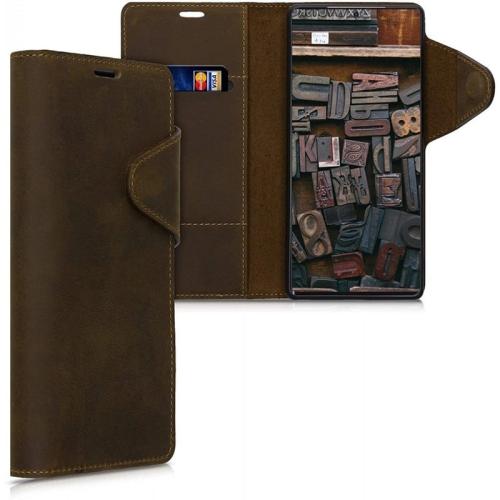 Θήκη Samsung Galaxy Note 20 - Kalibri Suede Natural leather - Brown