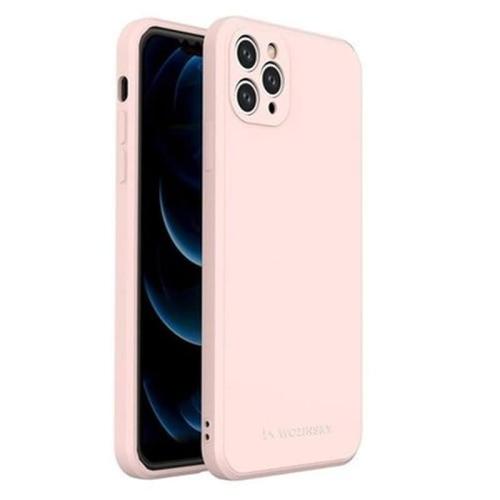 Wozinsky Color Case Silicone Flexible Durable Case Iphone 11 Pro Max Ροζ