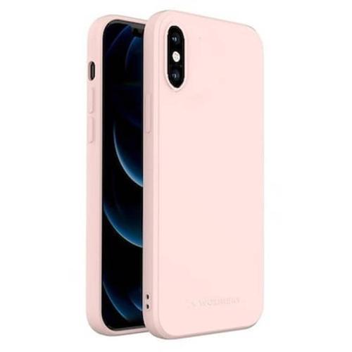 Wozinsky Color Case Silicone Flexible Durable Case Iphone Xs Max Ροζ