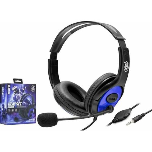 Kr Audio Kr-gm702 Over Ear Gaming Headset (3.5mm) Blue
