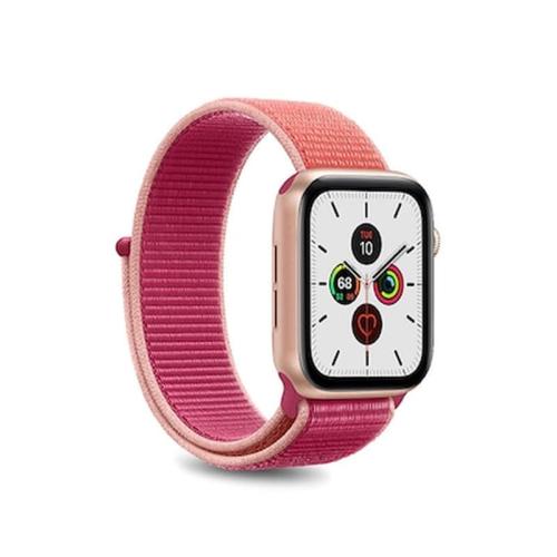 Puro Nylon Wristband For Apple Watch 38-40mm - Sunset Pink/coral-pink - (aw40sportsnpnk)