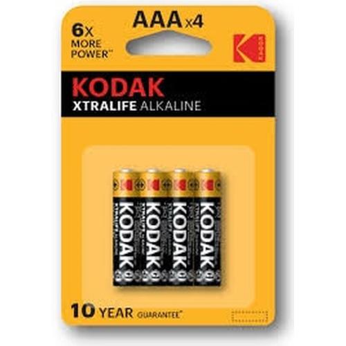 Αλκαλικές Μπαταρίες Kodak Xtralife Aaa Lr03 1.5v – (4τεμ) Blister