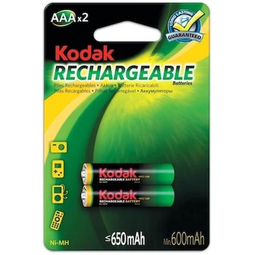 Kodak Photolife Επαναφορτιζόμενες Μπαταρίες Aaa Hr03 Ni-mh 650mah (2τεμ)